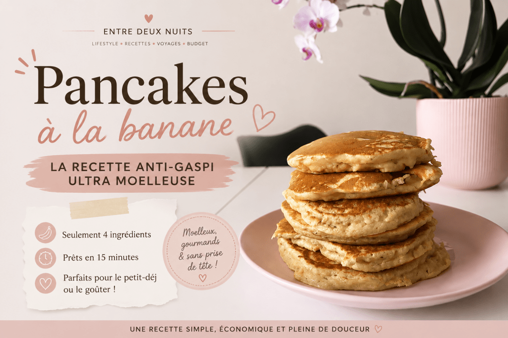 Pancakes à la banane : la recette facile avec seulement 4&nbsp;ingrédients